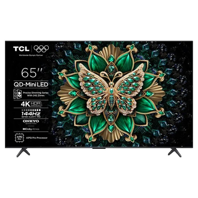 Τηλεόραση TCL 65C6K 4K QD-Mini LED 144Hz TV (2025)