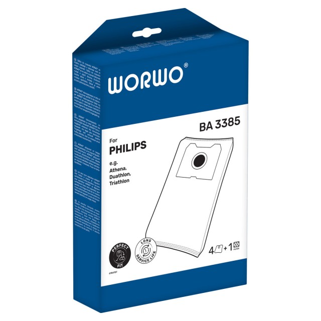 Σακούλα Σκούπας WORWO BA 3385 Philips Marathon | Πανί | Vimax