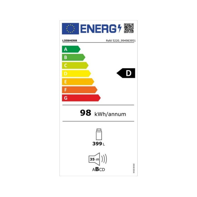 Ψυγείο Μονόπορτο Liebherr Rsfd 5220 Plus EasyFresh