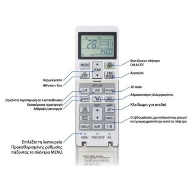 Κλιματιστικό Mitsubishi Heavy Industries Diamond SRK/SRC-25ZSX-W Inverter 9000 BTU A+++