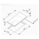 Εντοιχιζόμενη Εστία Domino Κεραμική Pyramis PHC32230FMB (174020014)