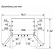 Ψυγείο Ντουλάπα Bosch KFF96PIEP 