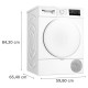Στεγνωτήριο Ρούχων Bosch WTH83208GR 8kg