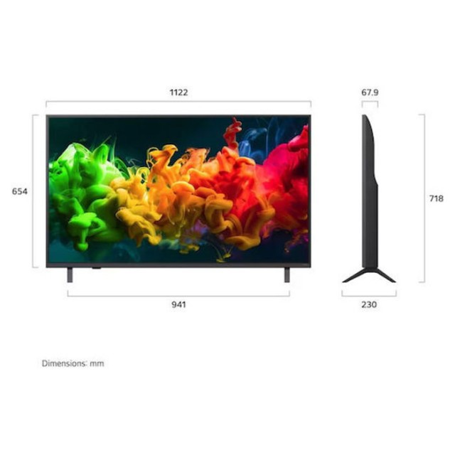 Τηλεόραση LG 55QNED81B6A 55" QNED evo Smart 4K AI TV