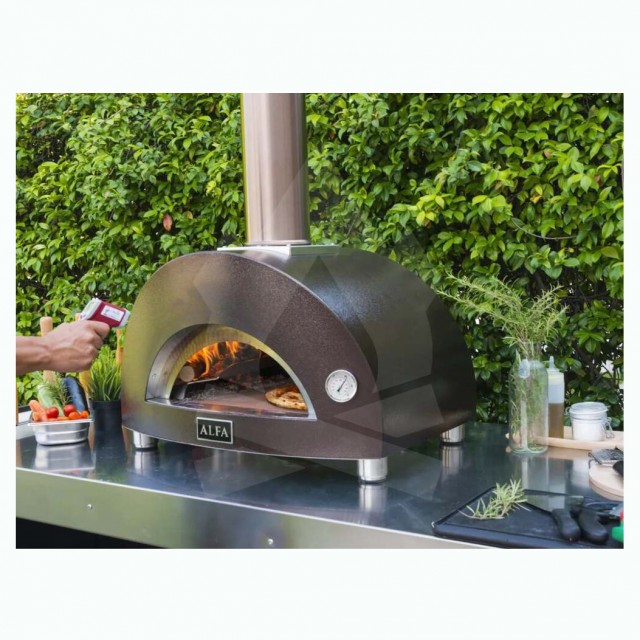 Ξυλόφουρνος Alfa FXMD-S-LRAM Moderno 1 Pizza Copper χωρίς βάση