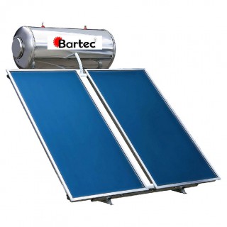 Ηλιακός Θερμοσίφωνας Bartec B150L Διπλής Ενέργειας με Επιλεκτικό Συλλέκτη 2x1,5 m² 150lt (5210287000142)