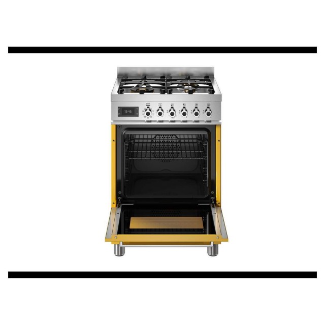 Κουζίνα Ελεύθερη Αερίου Bertazzoni PRO6 4L 1E GI T με φούρνο ηλεκτρικό
