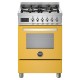 Κουζίνα Ελεύθερη Αερίου Bertazzoni PRO6 4L 1E GI T με φούρνο ηλεκτρικό